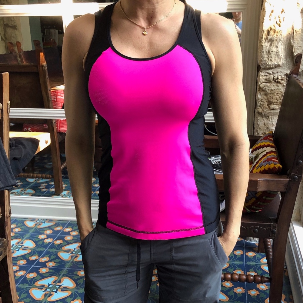 Cool Racerback Raspberry Glo Light/Black